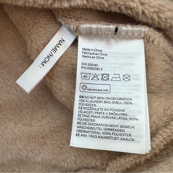 NWT Faux Shearling Hoodie - Picture 14 of 16